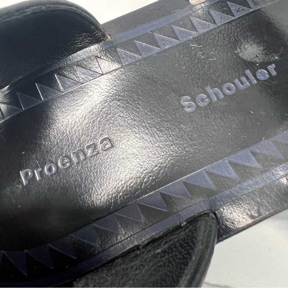 Proenza Schouler Leather Two Tone Gladiator Ankle Strap Sandals Women’s 38 - Picture 14 of 15